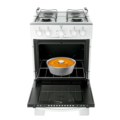 Fogão 4 Bocas Atlas Milão Mesa Inox Branco Fogão 4 Bocas Atlas Milão Mesa Inox Branco